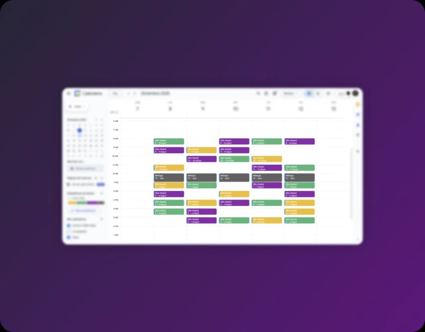 Agenda sempre em dia